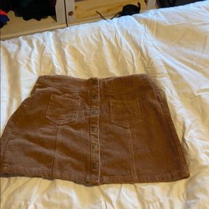 Courdoroy mini skirt